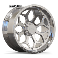 Jantes forgées Fanxi 8x6.5 8x180 8x170 6x135 6x139.7 Concave Polies 22x12 24x14 26x14 26x16 pour Ford F-250 F-350 Chevy Silverado