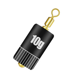 Plomada de Pesca de 8g con Anillo Giratorio y Localización Automática de Fondo para Uso en Ríos - Product Image 2