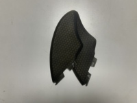 Ailerons doubles noirs à languette unique pour planche de surf, type Honeycomb Keel Fin, lot de 2 pièces