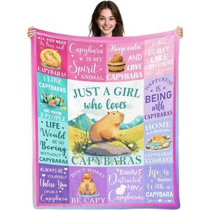 Multicolor Horse Quote Collage Flannel Blanket <b>Throw</b> Blanket Nap Blanket Breathable Skin Friendly for Winter Warmth Custom Print - Product Image 4