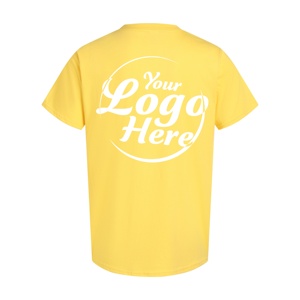 Maillot simple personnalisé 100% coton 180g Adultes T-shirt à manches courtes classique et élégant à col rond - Product Image 2