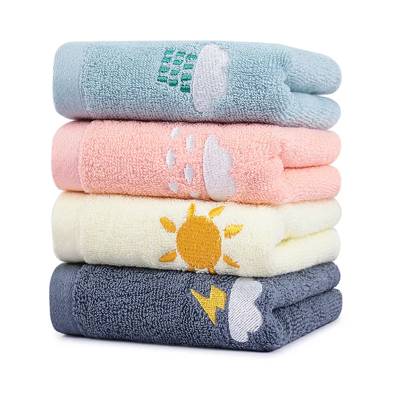 Good Quality New Design Comfortable 100% Cotton Small Hand Face Children Kid Towel