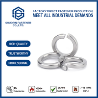 316 Stainless Steel DIN127 Spring Split Lock Washer Petroleum Oil Gas Pipeline Flange Valve Pump Offshore NACE Platform Fastener