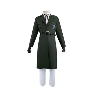 Abrigo de cosplay de Levi de Ataque a los Titanes de Star's Edge para mujer, chaqueta larga tipo gabardina de uniforme del Cuerpo de Exploración de anime - Product Image 4