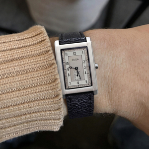 Montre-bracelet carrée rétro pour homme personnalisable CILOA, montre polyvalente pour le travail et les occasions décontractées - Product Image 3