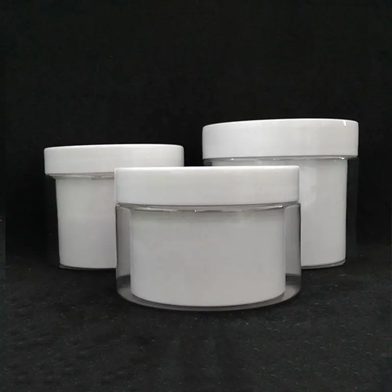 30 50g 200g 300g 460g 8oz đôi tường Pet Acrylic Mặt Kem container nhựa mỹ phẩm cơ thể chà bơ lọ có nắp đậy