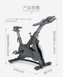 Bicicleta de Spinning Profesional de Alta Calidad para Gimnasio en Casa, de Acero, con Capacidad para 200 kg de Usuario - Product Image 2