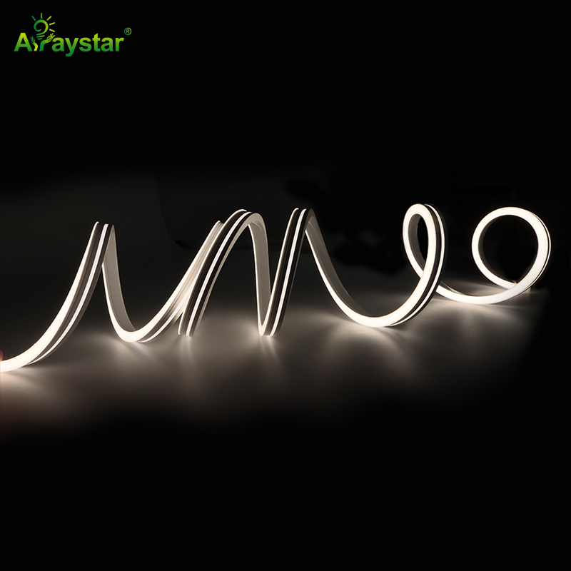 Side Bend Dotless LED Silicone Neon Strip 6*12mm 24V High Quality Suitable for Cabinets Stairs Bedrooms Hotel