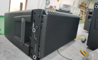 Sistema Line Array Activo HDL30A de Plástico con Neodimio de 10 Pulgadas Dual 1100W RMS 2200W Pico para Bodas, Iglesias, Clubes, DJ, 8 Ohmios, Wi-Fi