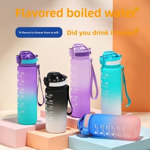 Nueva Botella Deportiva Minimalista con Degradado de Color, para Estudiantes, Portátil, Resistente al Calor, de Gran Capacidad, para Beber Directamente - Product Image 4