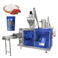 Machine de remplissage et de scellage de petits sachets doypack pour épices au poivre blanc, assaisonnement BBQ en poudre, machine de remplissage de sachets préformés