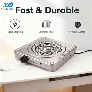 Electrodoméstico <span class=keywords><strong>de</strong></span> Cocina, Hornillo Eléctrico <span class=keywords><strong>de</strong></span> Café Caliente <span class=keywords><strong>de</strong></span> 1000W con Bobina <span class=keywords><strong>de</strong></span> Acero Inoxidable, Portátil, Eficiente Energéticamente, con Control <span class=keywords><strong>de</strong></span> Temperatura - Product Image 3