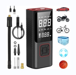 Compresor <span class=keywords><strong>de</strong></span> aire para inflar neumáticos portátil <span class=keywords><strong>con</strong></span> pantalla digital6000 mAh BatteryAuto Shut Off Sui table para automóviles, motocicletas, bicicletas - Product Image 1