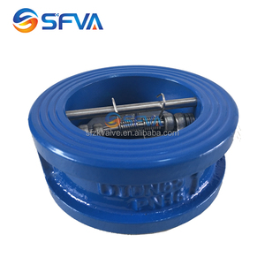 Sfva thương hiệu gang <span class=keywords><strong>Wafer</strong></span> loại đôi cửa kép tấm kiểm tra van Chất lượng cao cho phương tiện truyền thông nước - Product Image 5