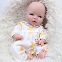 Poupée Reborn réaliste en silicone solide de 13 pouces, fonction boire et uriner, jouet de simulation bébé garçon/fille pour enfants, cadeau