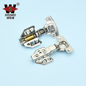 Charnières hydrauliques en acier inoxydable Disiwei, charnières de meuble à amortisseur, charnières à clapet pour portes - Product Image 1