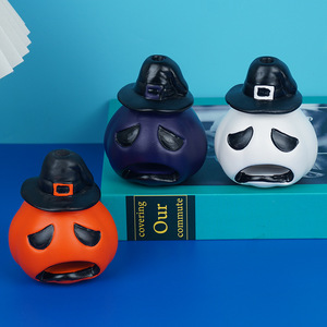 Cadeau d'Halloween Sifflet inspiré de la culture aztèque Fantôme Citrouille Hurlant Ocarina Nouvel accessoire d'instrument de musique - Product Image 6