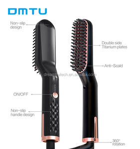 Offre Spéciale <span class=keywords><strong>Barbe</strong></span> Peigne Cheveux Brosse Électrique Lisseur - Product Image 3