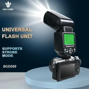 Pour Wolfgang BGD069 Universal Single Point Micro Single Lens <span class=keywords><strong>Reflex</strong></span> Camera Flash Externe Multi-Mode Flash Lights - Product Image 1