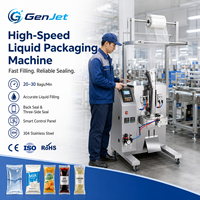 Máquina Automática CNC para Envasado de Líquidos, Equipo de Llenado y Sellado de Fluidos Puros para Producción de Agua, Leche, Jugo y Bebidas en Bolsas