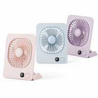 Ventilateur de bureau magnétique compact et portable, disponible en 3 couleurs, fonctionnement silencieux à faible bruit
