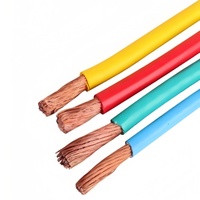 Câble de terre électrique, câble de mise à la terre, isolé en PVC, conducteur en cuivre massif, usage industriel et de construction, BVR-1
