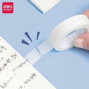 Cinta Adhesiva Transparente de Alta Calidad Deli 30117, Cinta para Manualidades, Uso Escolar, para Copiar Preguntas Incorrectas y Corregirlas, Alta Calidad - Product Image 3
