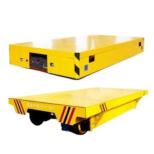 New Series Electric Flat Car Transfer <strong>Cart</strong> with Storage Battery for <strong>Handling</strong> Steel Plate in Manufacturing Plant - Product Image 2