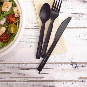 Cubertería Desechable Ecológica CPLA de 7 Pulgadas, Totalmente Biodegradable, Estilo Occidental, en Paquete Individual, al por Mayor - Product Image 2