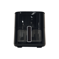 Bagotte Friteuse à air multifonction à commande manuelle, panier unique, sans huile, 5L, en plastique, cuisson rapide, 1500W, grande capacité, saine