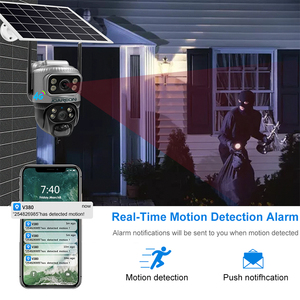 Cámara solar JOAREON 4G V380PRO para exteriores, tarjeta SIM, <span class=keywords><strong>circuito</strong></span> <span class=keywords><strong>cerrado</strong></span> solar, <span class=keywords><strong>TV</strong></span>, cámara PTZ, 2K, seguridad solar inalámbrica - Product Image 5