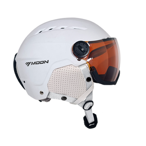 Casco da Sci Integrale Bianco Personalizzato, Protezione per la Testa Promozionale Popolare in Plastica Resistente per Sport Invernali - Product Image 3