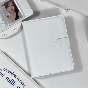 Ins Style solide blanc en cuir PU 3 pouces <span class=keywords><strong>Album</strong></span> <span class=keywords><strong>Photo</strong></span> fermoir magnétique pour <span class=keywords><strong>Fuji</strong></span> pour carte de Collection de carte de ventilateur et <span class=keywords><strong>Album</strong></span> - Product Image 3