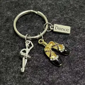 Mooie Modieuze Schattige Dansaccessoires Mini Tas Designer Sleutelhanger Voor Danser