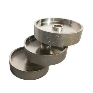 Meule abrasive en CBN électro-plaqué personnalisée 9/39,5, meule diamantée pour le tranchage des lames de patins, machine à aiguiser les patins - Product Image 1