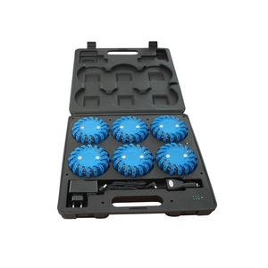 Có Thể Sạc Lại Vali Từ Trường Hợp Khẩn Cấp Xe An Toàn Cảnh Báo Ánh Sáng Màu Đỏ LED Đường Flare Kit - Product Image 2