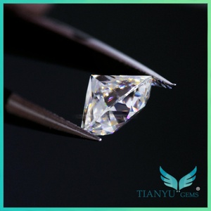 Tianyu vente en gros 6.5mm DEF GH couleur VVS1 rond OEC ancienne coupe européenne en vrac Moissanite prix par carat - Product Image 4