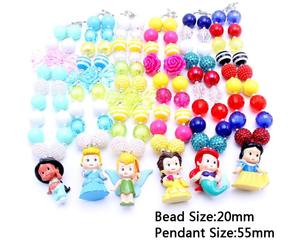 Ute incress ububblegum eckolorful hunhunky EEAD eckecklace Jewelry et Fo hilhils RESS up - Product Image 2