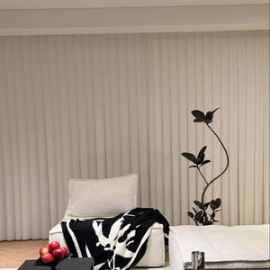 <span class=keywords><strong>Rideaux</strong></span> en tissu fantaisie électriques <span class=keywords><strong>pour</strong></span> salon et balcon cloison de fenêtre intelligente stores verticaux écran technique uni - Product Image 1