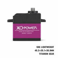 XQ POWER XQ-RS416 Roboter-Servo 21,8kg.cm Titangetriebe Kernloser Motor Digitaler Servo 180 Grad DIY Roboterarm 8,4V