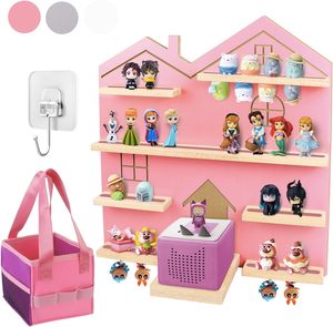 <span class=keywords><strong>Étagère</strong></span> magnétique en bois en forme de <span class=keywords><strong>maison</strong></span>, présentoir à jouets, <span class=keywords><strong>étagère</strong></span> en bois pour boîte à tonies - Product Image 1