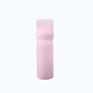 PE Matériel Distribution Huile Cheveux Colorant Applicateur Bouteille Brosse Bouteilles Vente Chaude 60ml 3oz Cosmétique PET Écran Cosmétique Conteneur