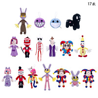 Vente en gros de nouveaux jouets en peluche de clown de cirque numérique magiques, poupées abstraites de dessins animés, décorations pour la maison, jouets pour enfants disponibles en stock
