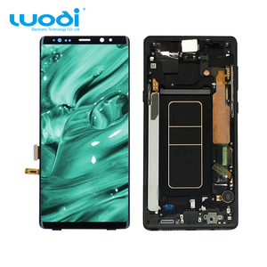 Nuovo originale LCD per Samsung <span class=keywords><strong>Note</strong></span> <span class=keywords><strong>9</strong></span> con telaio di piccole <span class=keywords><strong>dimensioni</strong></span> Touch screen digitalizzatore assemblaggio schermo di visualizzazione del telefono Farm - Product Image 2