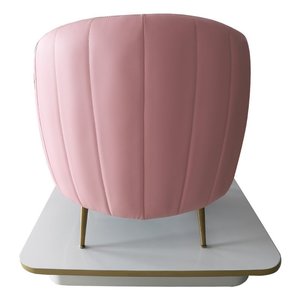 Fauteuil de pédicure en cuir PU rose avec baignoire spa pour <span class=keywords><strong>les</strong></span> pieds en verre, station de soin des pieds moderne pour salon - Product Image 4