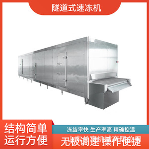 Congelador de túnel continuo para alimentos, R-404A, 380V, puerta única, control PLC, alta productividad - Product Image 5