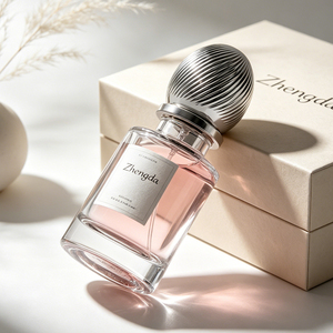 Flacons de parfum en verre élégants et simples, <span class=keywords><strong>vente</strong></span> directe usine, 30ml 50ml 100ml, avec col serti et pulvérisateur à pression, contenants vides portables - Product Image 4