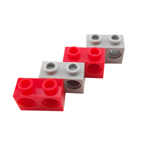 Briques ABS 1X2 avec trous bricolage enfants jouets petites particules plastique éducatif moc jouet No.32000