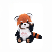 Peluche courte BoboNuts Candy Bean Little Panda 31cm-50cm, cadeau d'anniversaire ou de remise de diplôme pour fille, sans rembourrage