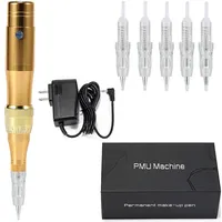 Machine à tatouer PMU stylo professionnel maquillage Permanent Microblading sourcil Eyeliner lèvre beauté cartouche de tatouage aiguille fournitures